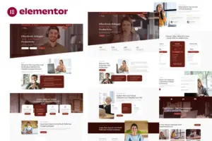 Timku – Virtual Assistant Business Elementor Template Kit