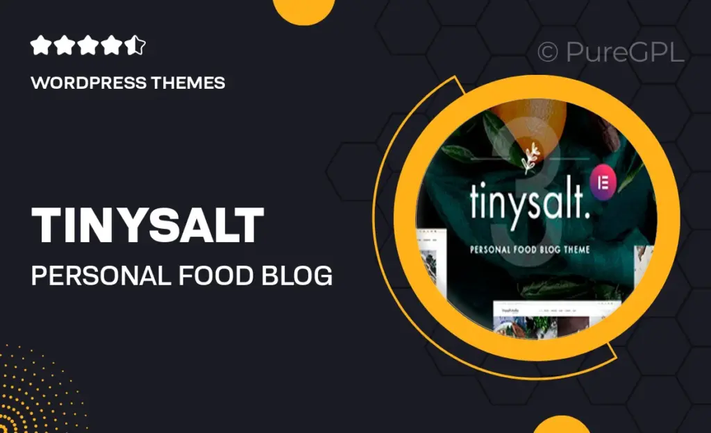 TinySalt – Personal Food Blog WordPress Theme 36 TinySalt – Personal Food Blog WordPress Theme