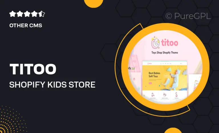 titoo shopify kids store children toys shop