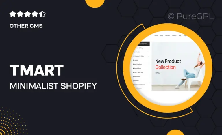 tmart minimalist shopify theme