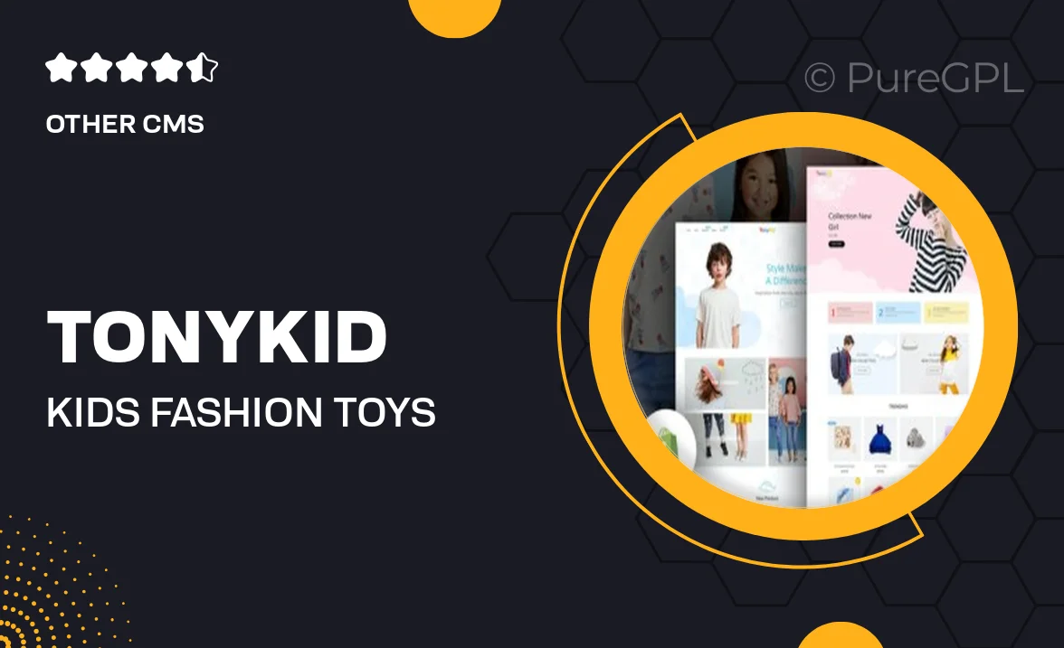 TonyKid – Kids Fashion & Toys Shopify Theme