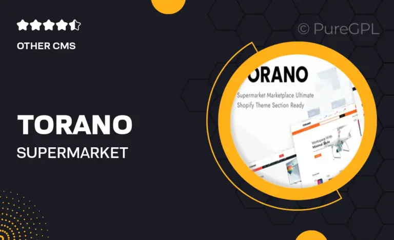 torano supermarket marketplace ultimate shopify