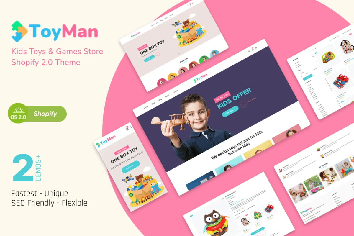 ToyMan – Kids Toys & Baby Store Shopify Theme
