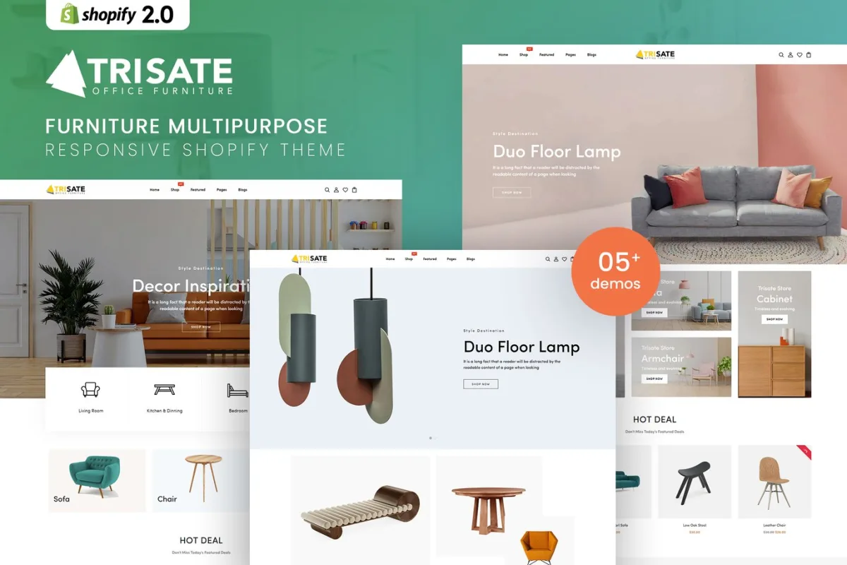 Trisate – Furniture Multipurpose Shopify Theme