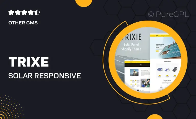 trixe solar responsive shopify template