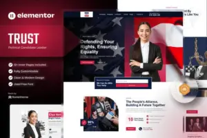 Trust – Political Candidate Leader Elementor Template Kit