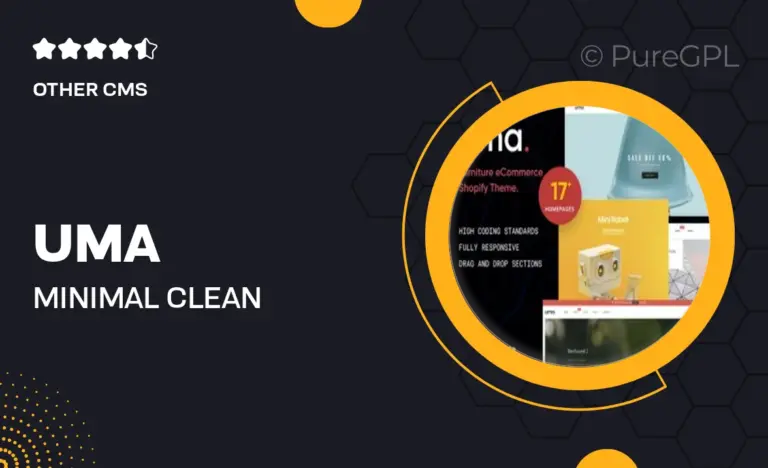 uma minimal clean multiple shopify theme