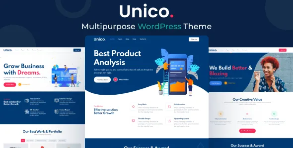 unico multipurpose wordpress theme 1