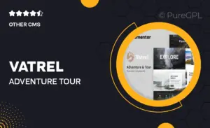 Vatrel – Adventure & Tour Elementor Template Kit