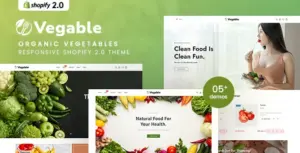Vegable – Organic Vegetables Responsive Shopify 2.0 Theme