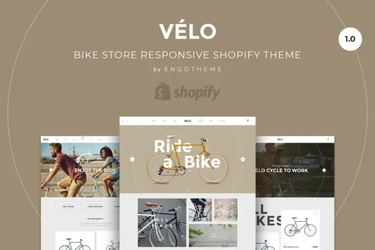 velo bike store responsive shopify theme 1
