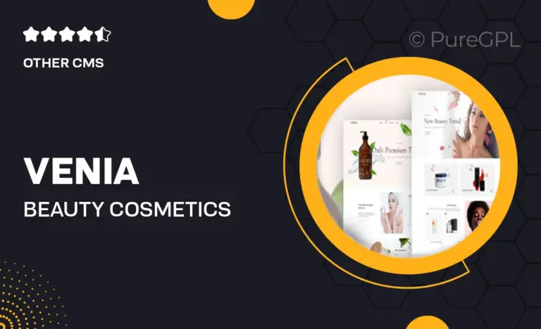 venia beauty cosmetics shop shopify theme