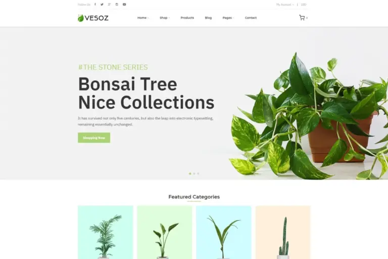 vesoz plants and nursery shopify theme 1