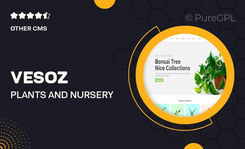 Vesoz – Plants And Nursery Shopify Theme