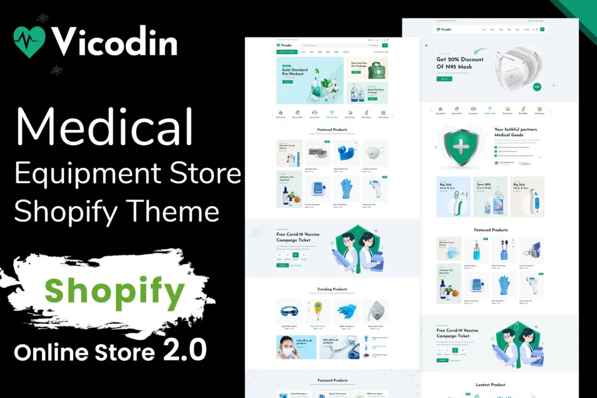 Vicodin – Medical Equipment Store Shopify Theme