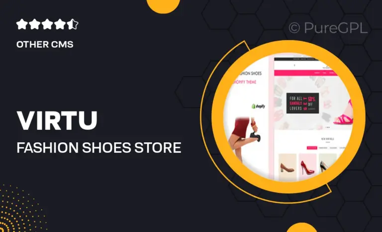 virtu fashion shoes store shopify theme