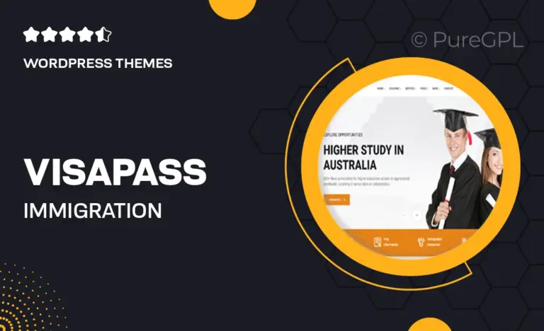 visapass immigration consulting wordpress theme