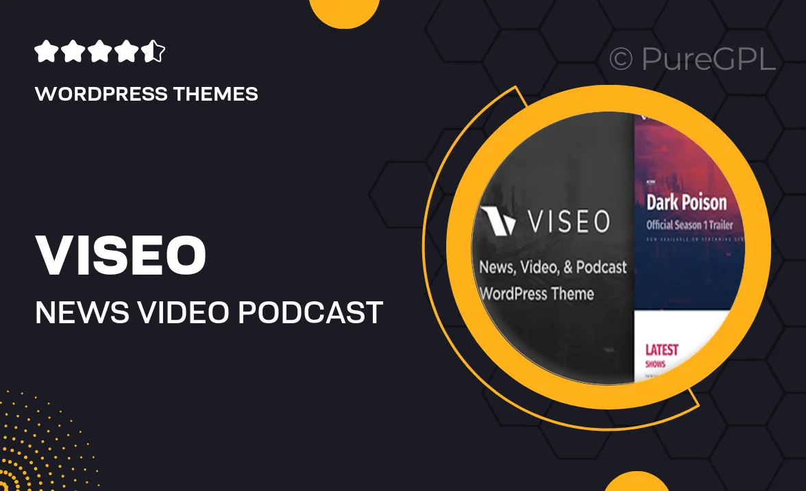 Viseo – News, Video, & Podcast Theme