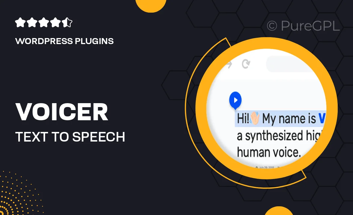 Voicer – Text to Speech Plugin for WordPress