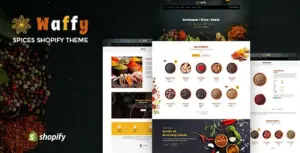 Waffy | Spices, Dry Fruits Store Shopify Theme