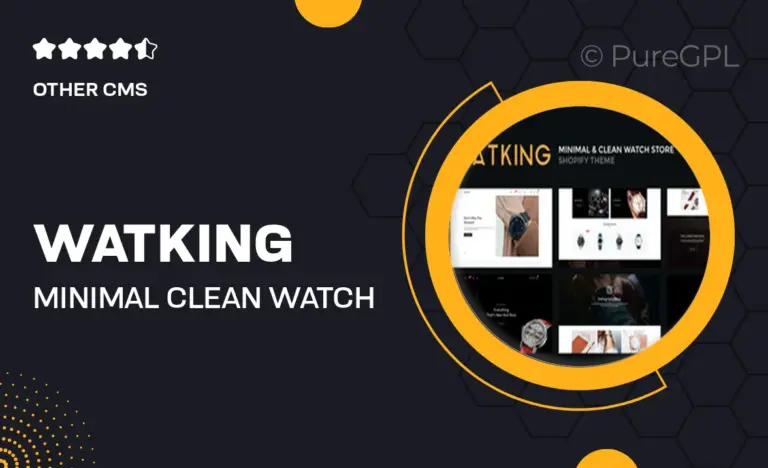 watking minimal clean watch shopify theme