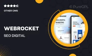 Webrocket – SEO & Digital Marketing Agency Elementor Template Kit