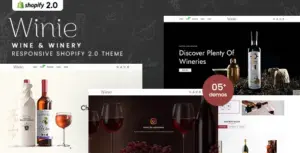 Winie – Wine & Winery Responsive Shopify 2.0 Theme