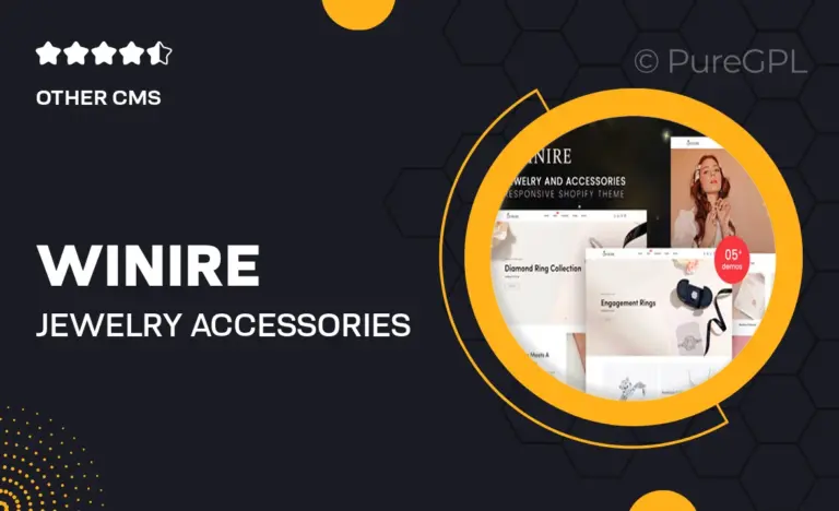 winire jewelry accessories shopify theme