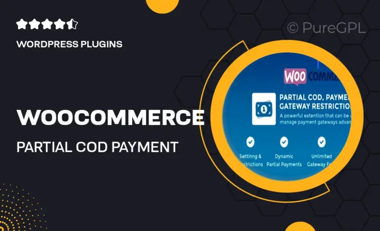 woocommerce partial cod payment gateway restrictions fees