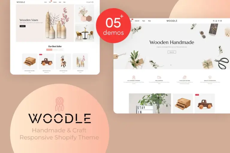 woodle handmade craft responsive shopify theme 1
