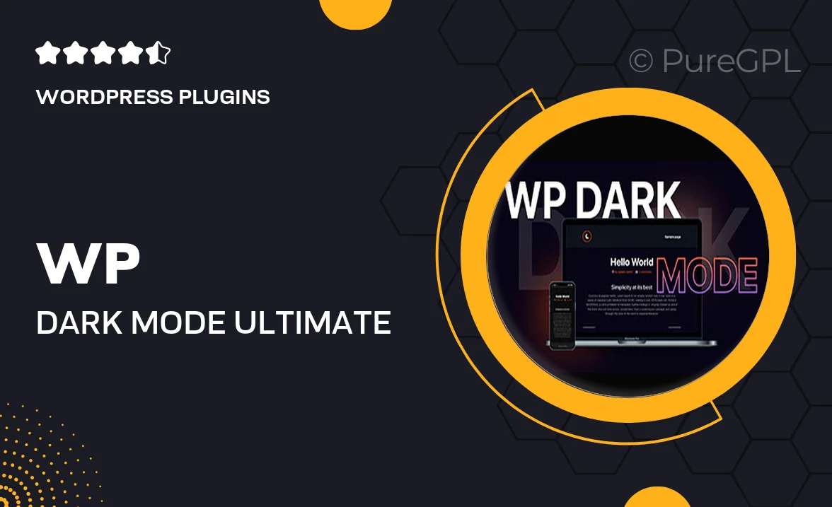 WP Dark Mode Ultimate