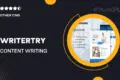 Writertry – Content Writing Service Agency Elementor Kit