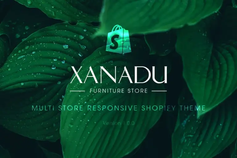 xanadu multi store responsive shopify theme 1
