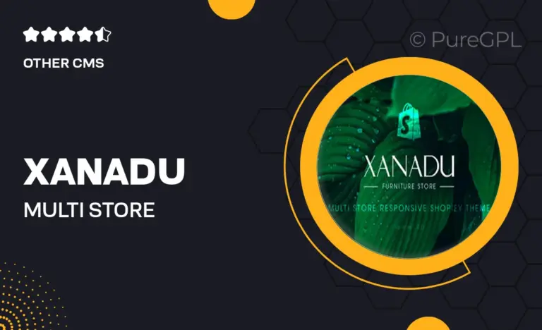 xanadu multi store responsive shopify theme