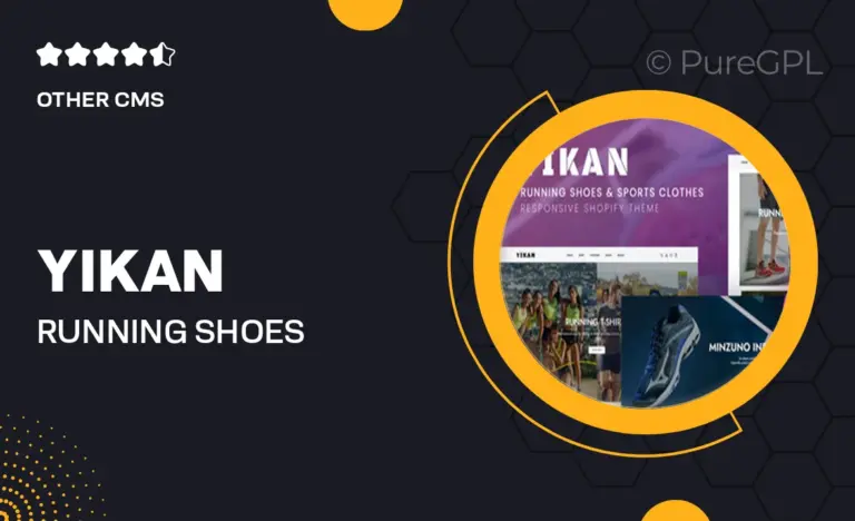 yikan running shoes sports shopify theme