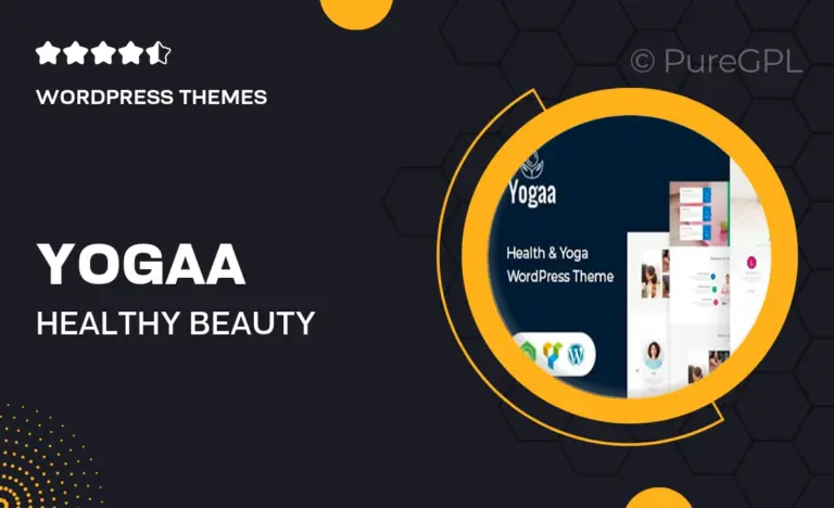 yogaa healthy beauty wordpress theme