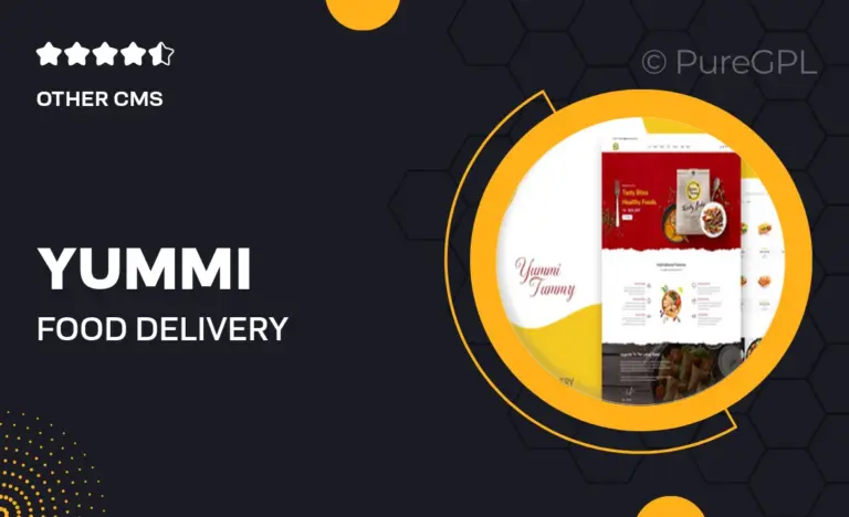yummi food delivery shopify theme