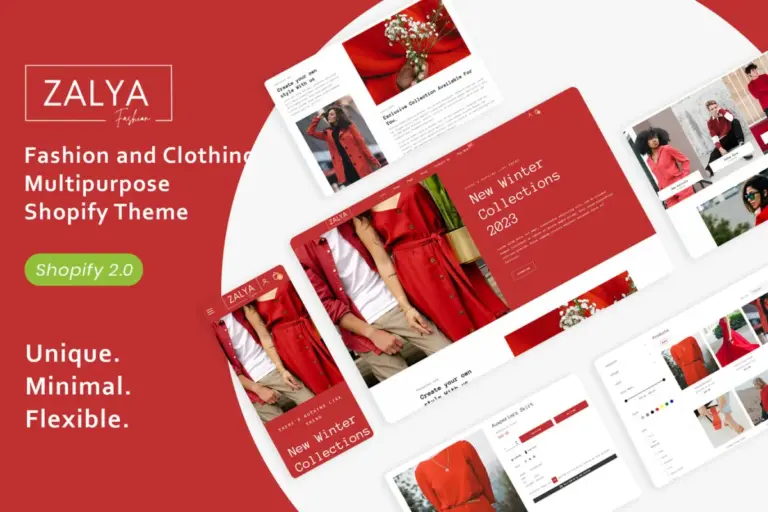 zalya clothing fashion shopify theme 1