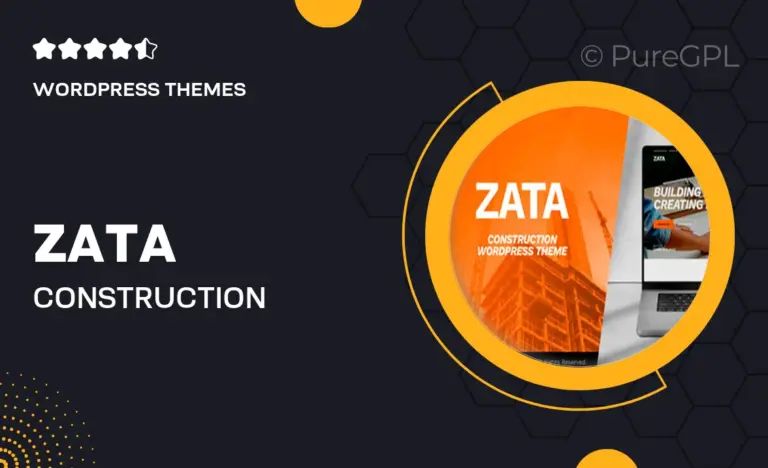 zata construction wordpress theme