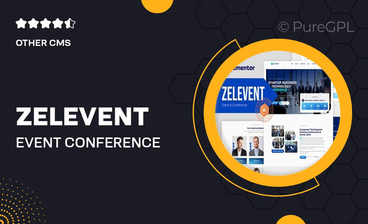 Zelevent – Event & Conference Elementor Template Kit