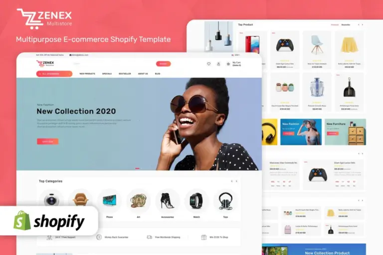 zenex multipurpose e commerce shopify template 1
