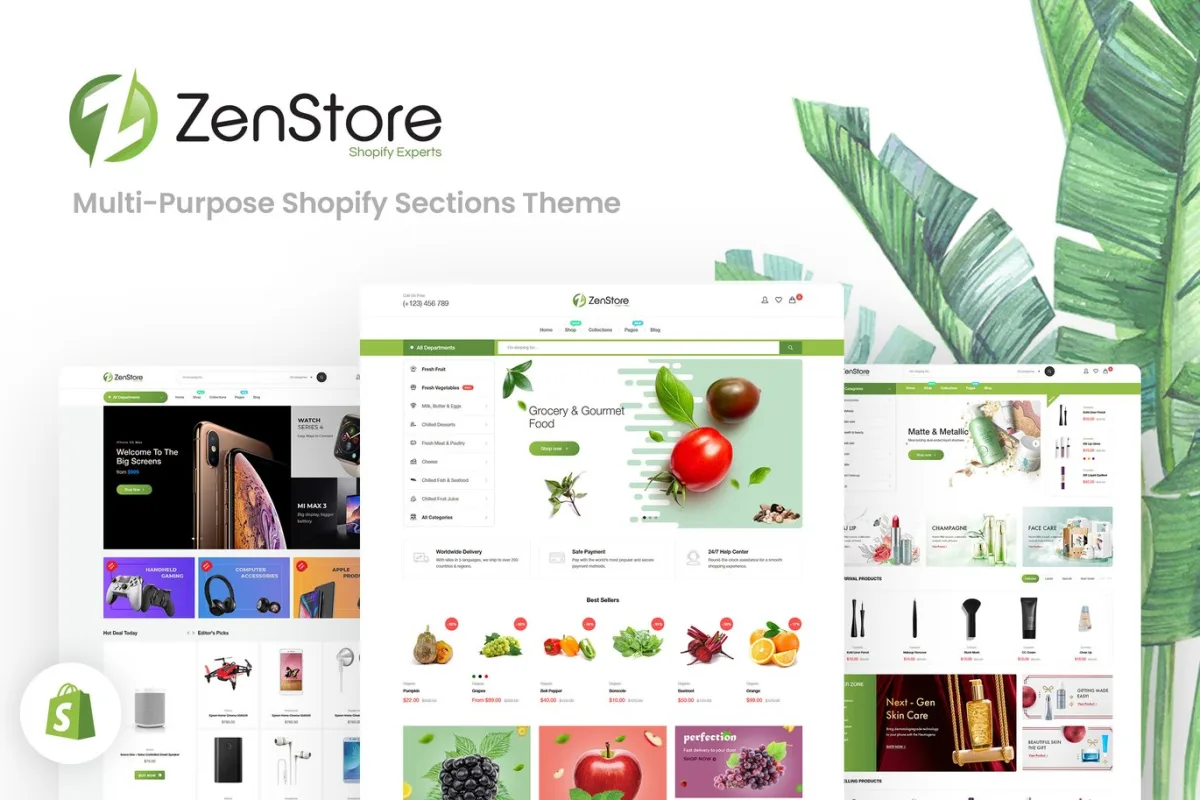 ZenStore – Multi-Purpose Shopify Sections Theme