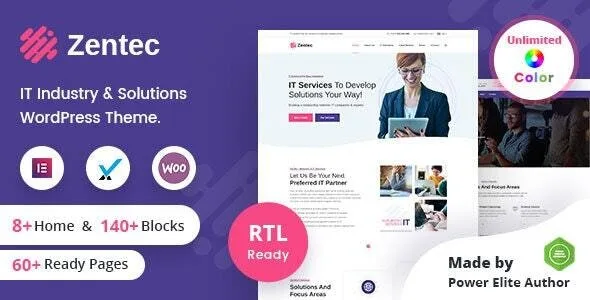 zentec it solutions company wordpress theme rtl 1
