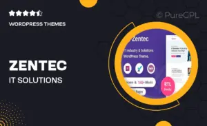 Zentec – IT Solutions Company WordPress Theme + RTL