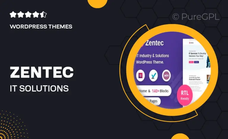 zentec it solutions company wordpress theme rtl