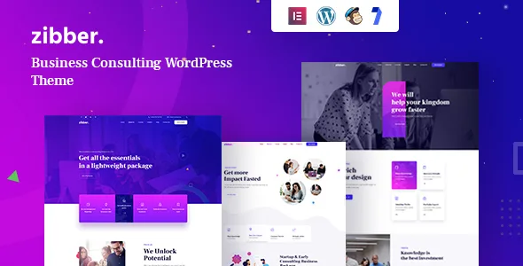 zibber consulting business wordpress theme rtl 1