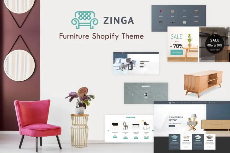zinga furniture shopify theme 1