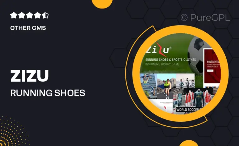 zizu running shoes sports clothes shopify theme