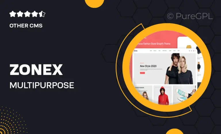 zonex multipurpose e commerce shopify template