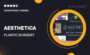 Aesthetica – Plastic Surgery & Beauty Clinic WordPress Theme